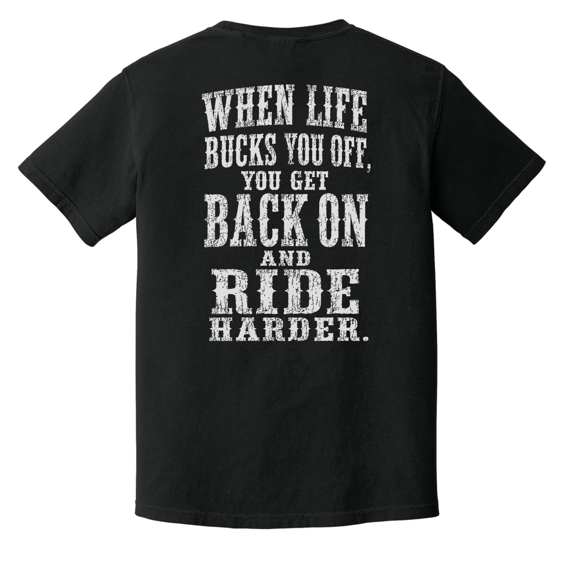 Ride Harder Heavyweight Tee - Small - Shirt