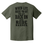 Ride Harder Heavyweight Tee - Small - Shirt
