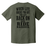 Ride Harder Heavyweight Tee - Small - Shirt