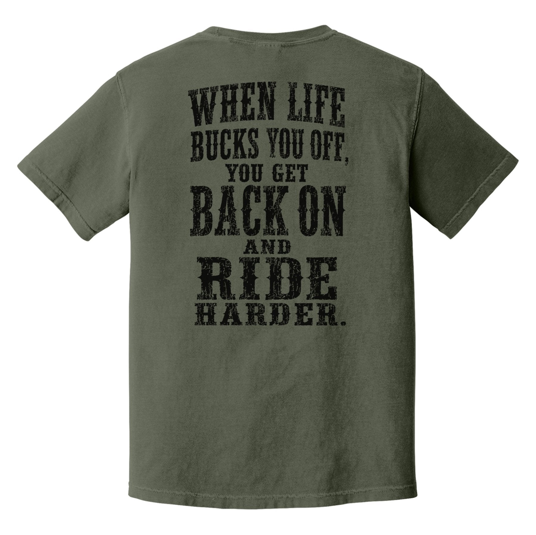 Ride Harder Heavyweight Tee - Small - Shirt