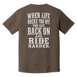 Ride Harder Heavyweight Tee - Small - Shirt