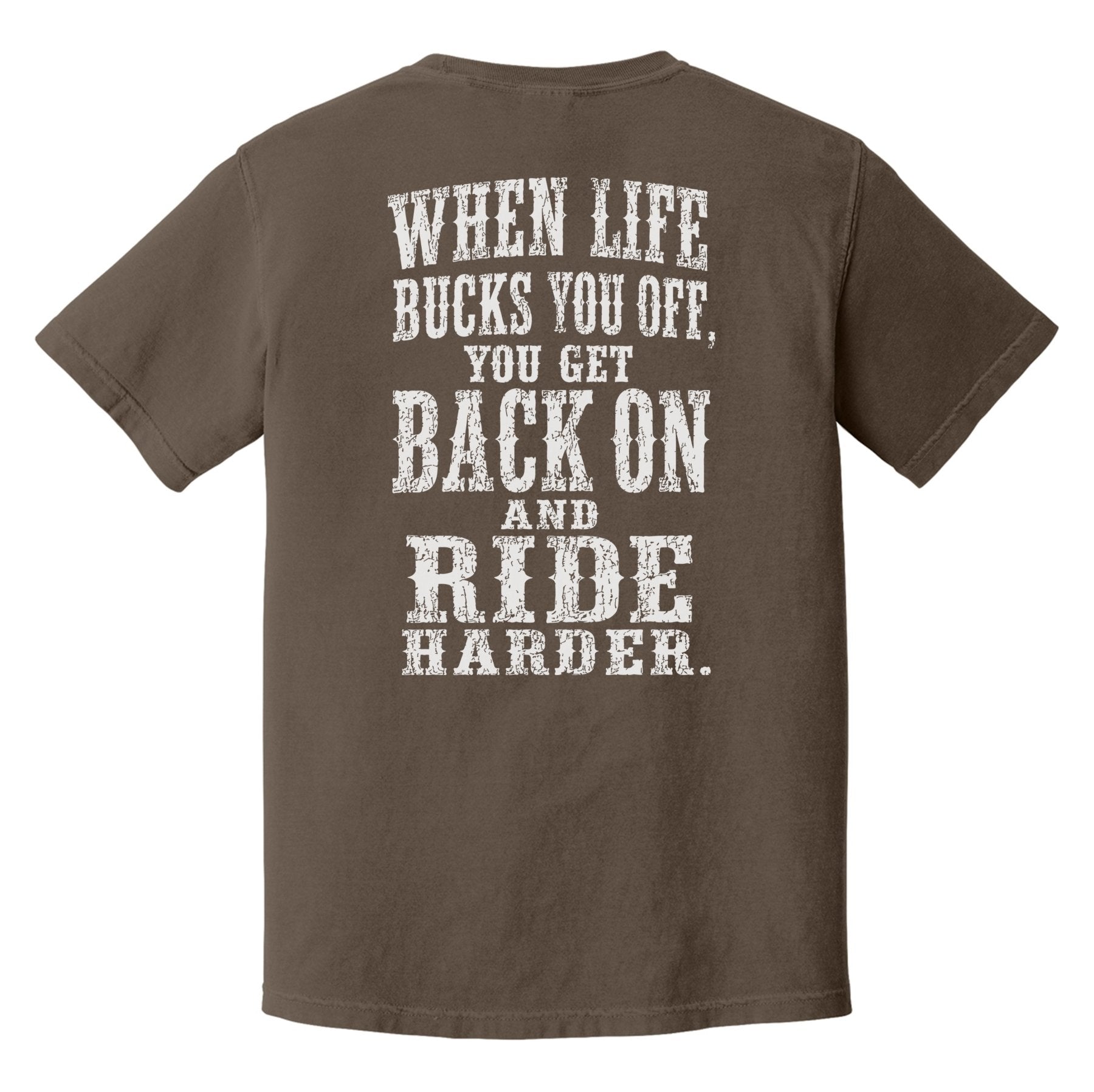 Ride Harder Heavyweight Tee - Small - Shirt