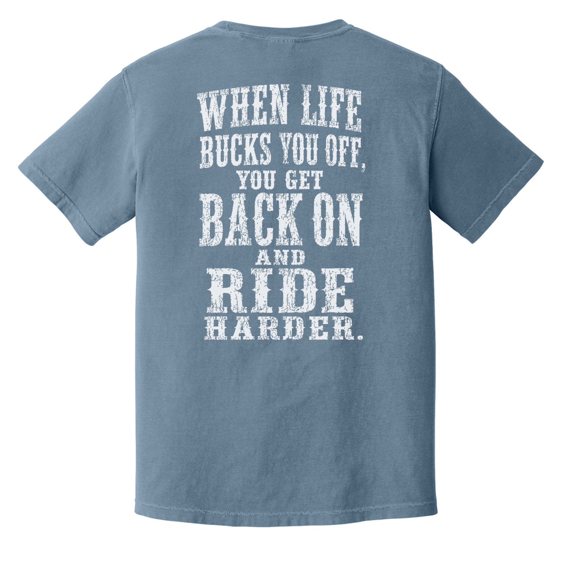 Ride Harder Heavyweight Tee - Small - Shirt