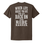 Ride Harder Tee - Small - Shirt