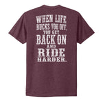 Ride Harder Tee - Small - Shirt