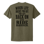 Ride Harder Tee - Small - Shirt