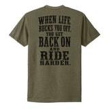 Ride Harder Tee - Small - Shirt