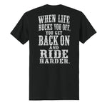 Ride Harder Tee - Small - Shirt
