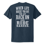 Ride Harder Tee - Small - Shirt