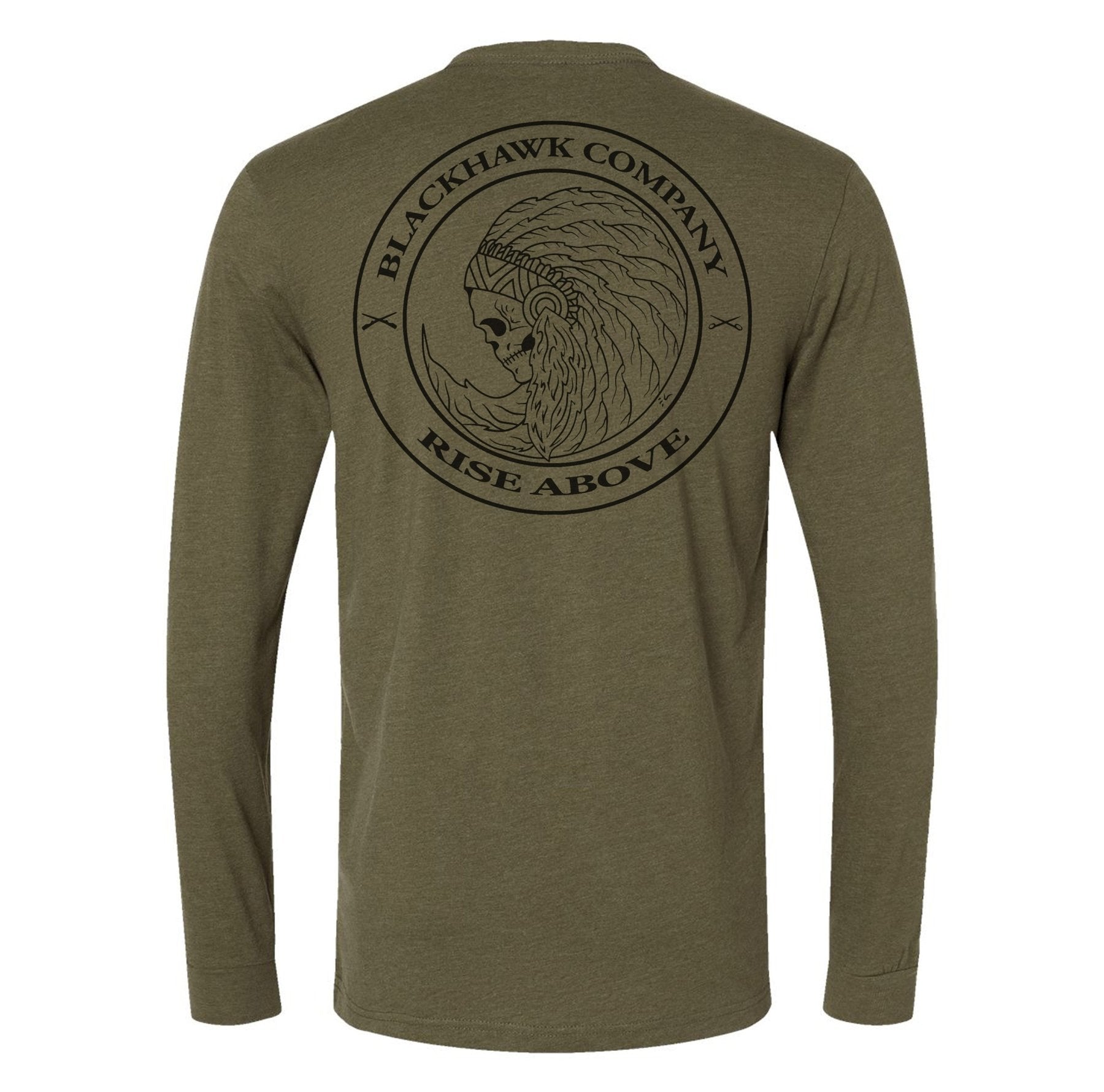 Rise Above - B Co 2 - 7 CAV Long Sleeve - Small - Private Long Sleeve Shirt