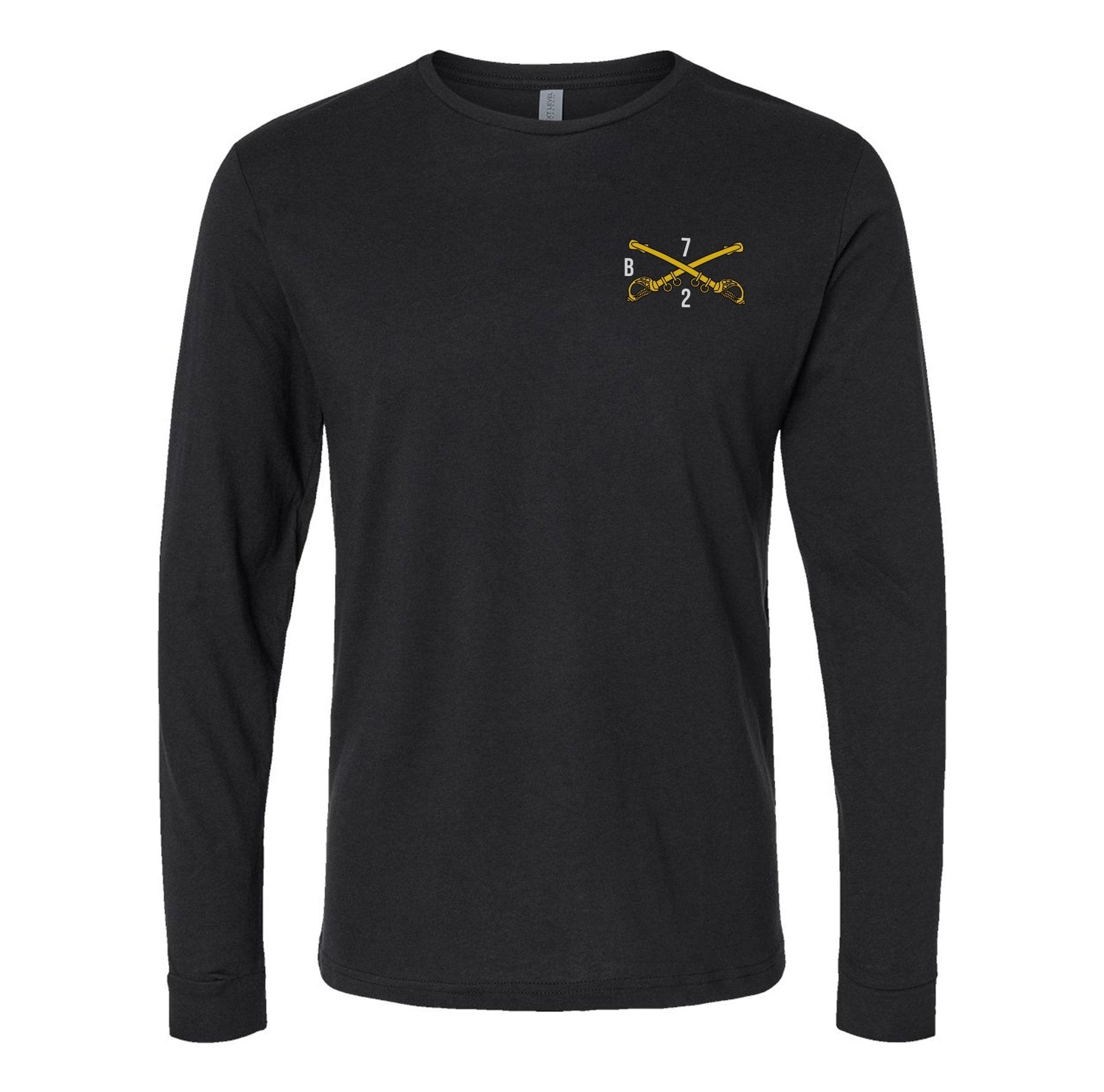 Rise Above - B Co 2 - 7 CAV Long Sleeve - Small - Private Long Sleeve Shirt