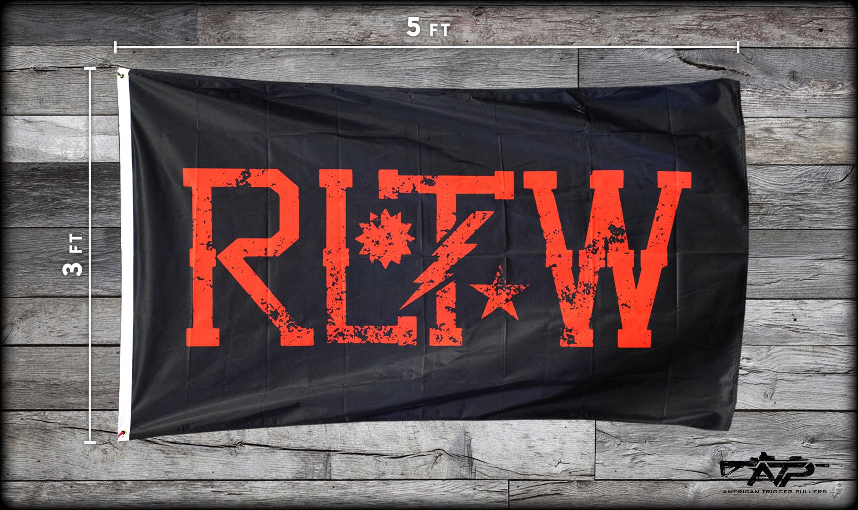 RLTW Red/Black Flag - 3' x 5' - Flag