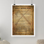 Rogers Standing Orders Canvas - Loose Canvas - Canvas