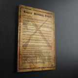 Rogers Standing Orders Canvas - Stretched Canvas - Canvas