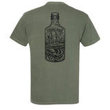 Rough Seas Bottle Subdued Heavyweight Tee - Small - Shirt