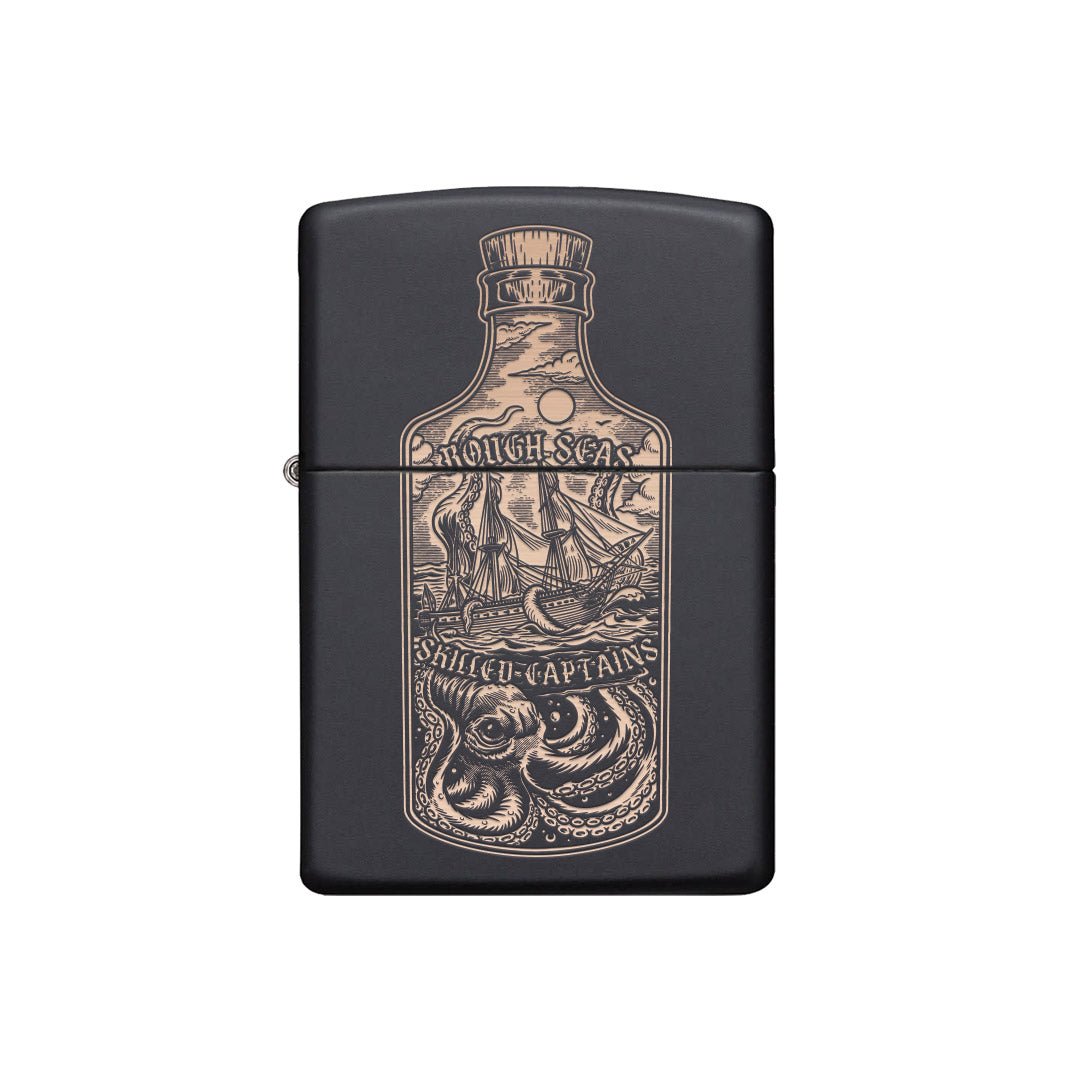 Rough Seas Lighter - Matte Black - No Discount