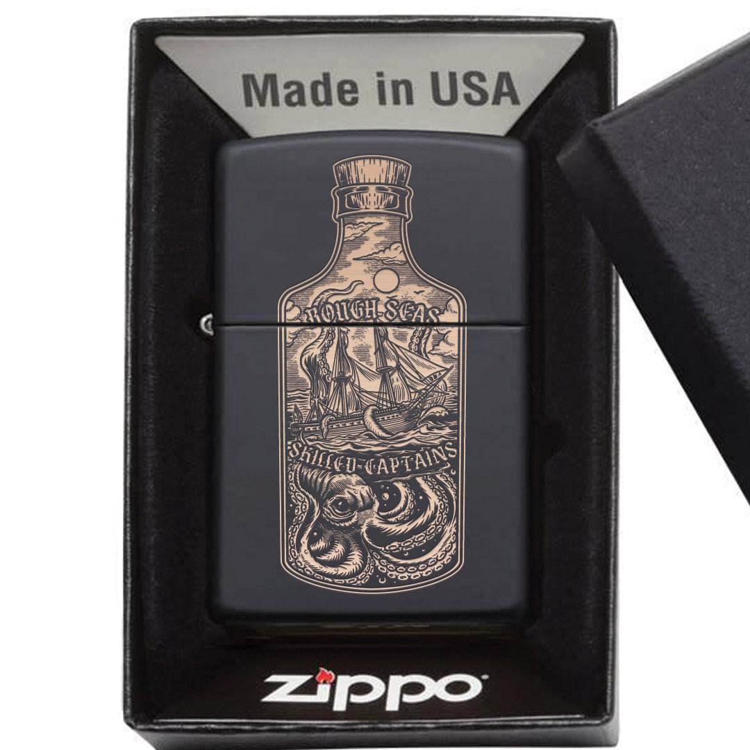 Rough Seas Lighter - Matte Black - No Discount