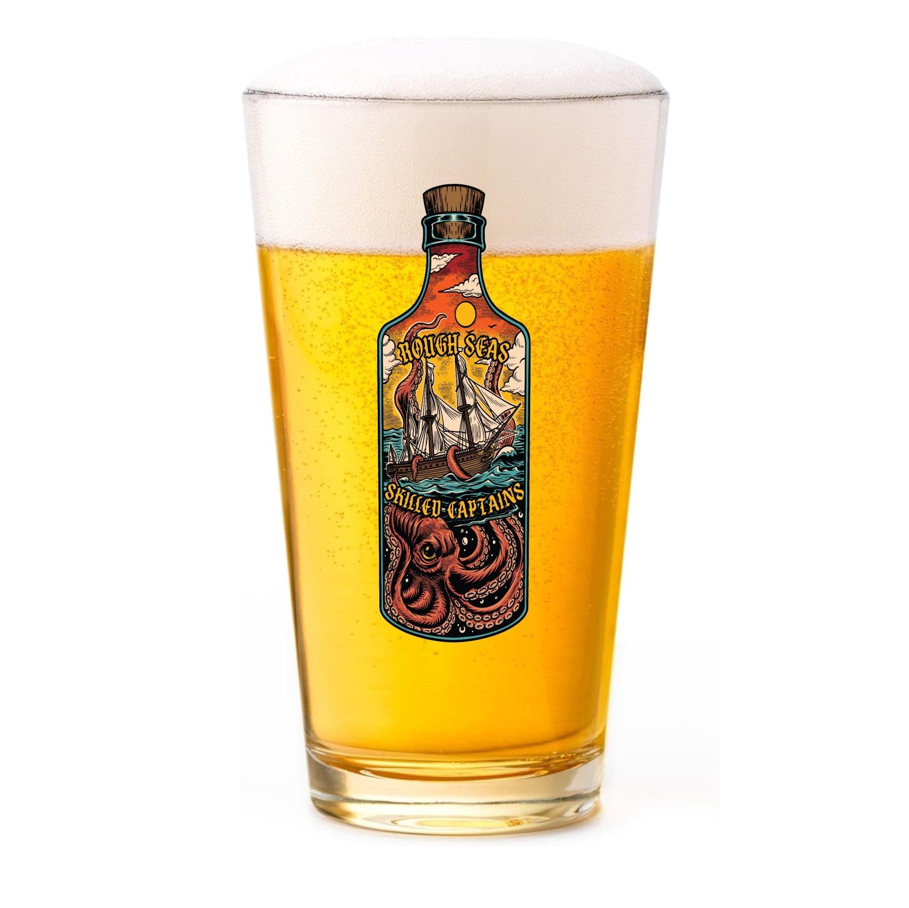 Rough Seas Pint Glass Set - 16oz - Glassware