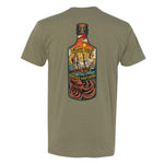 Rough Seas Skilled Captains Bottle Tee - Small - Shirt
