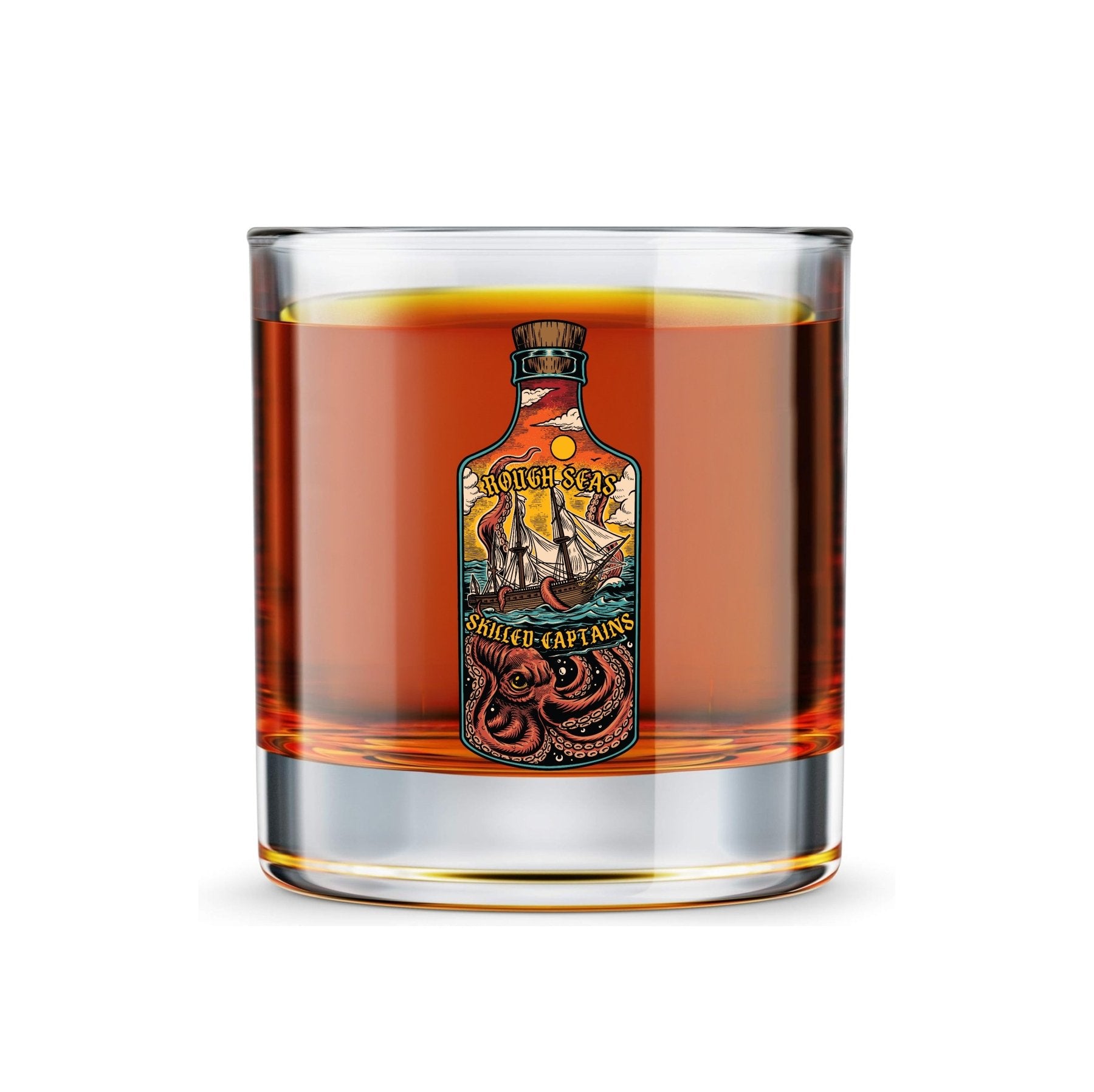 Rough Seas Whiskey Glass Set - 16oz - Glassware