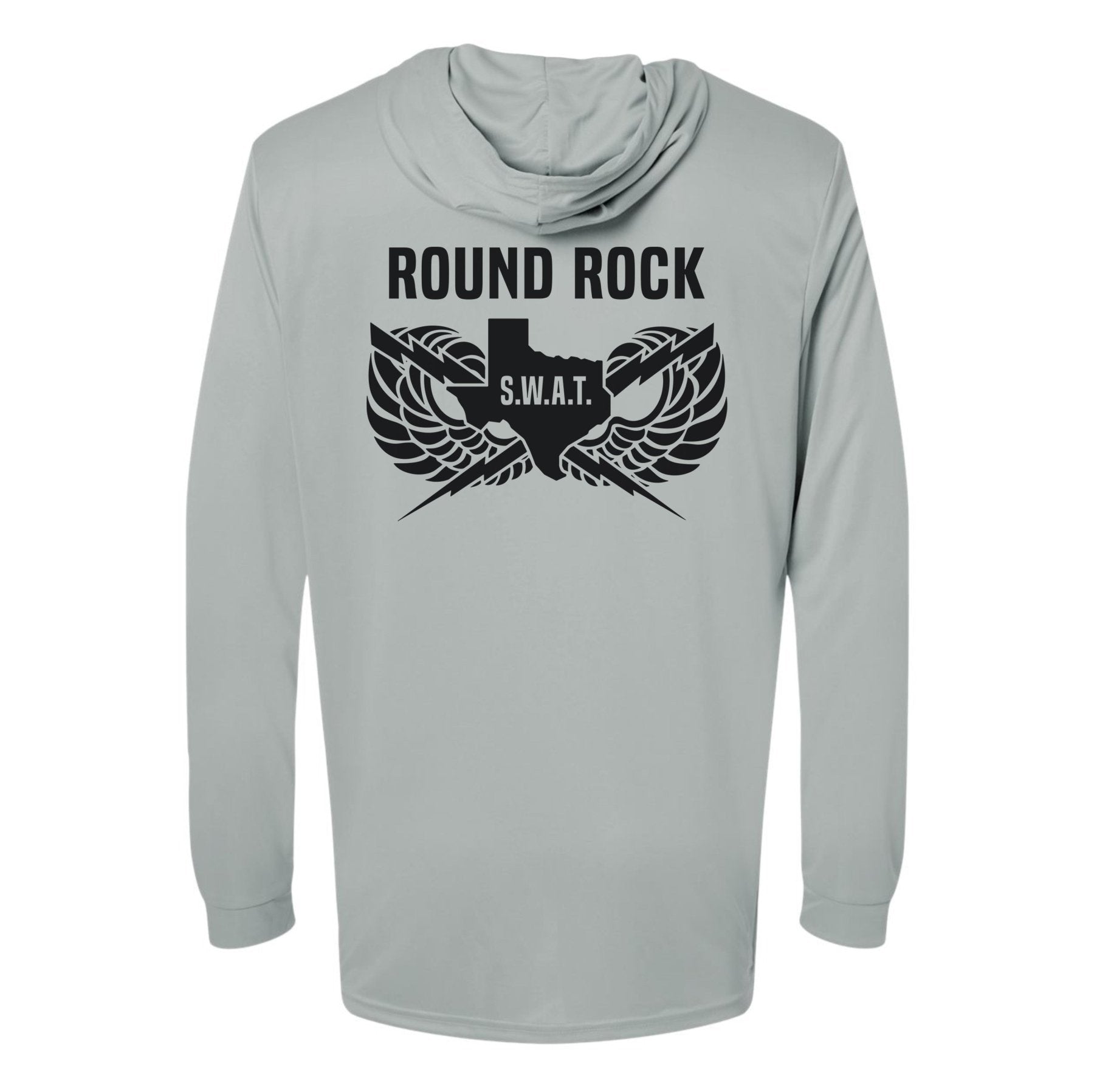 Round Rock SWAT Hooded Performance Long Sleeve - Small - Private Private Performance Wear