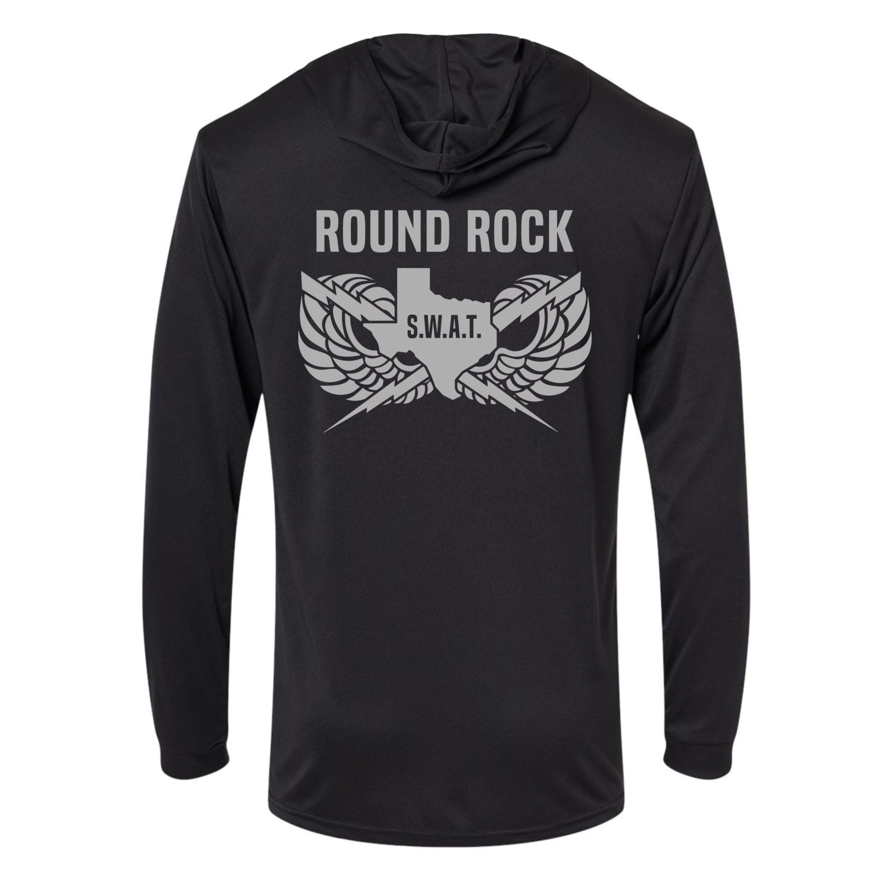 Round Rock SWAT Hooded Performance Long Sleeve - Small - Private Private Performance Wear
