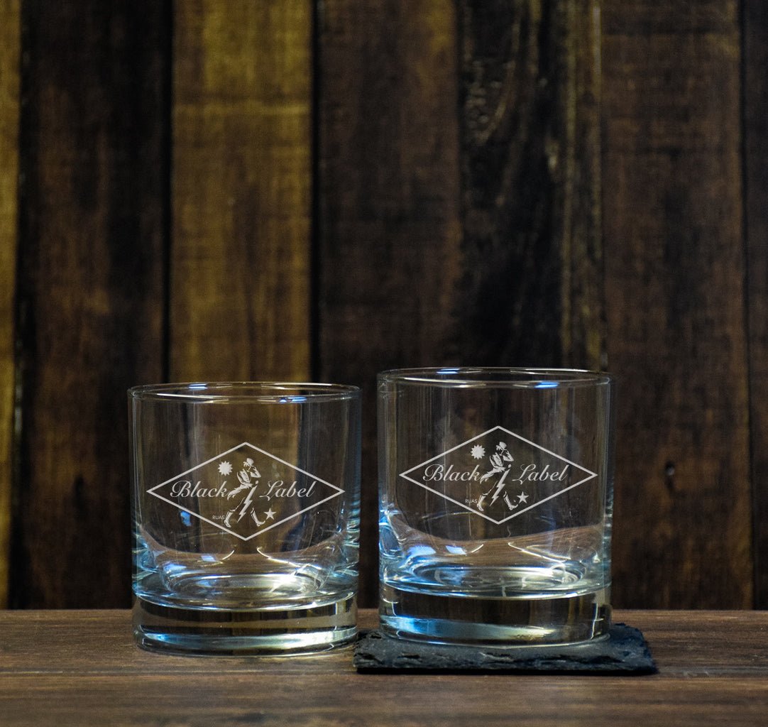 RUAS Diamond Low Ball Set - Set of 2 - Glassware