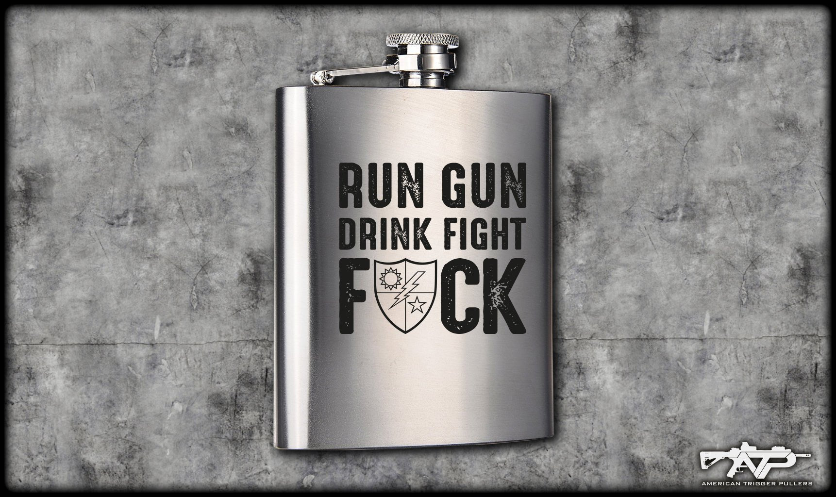 Run Gun Flask - 8oz - Flasks