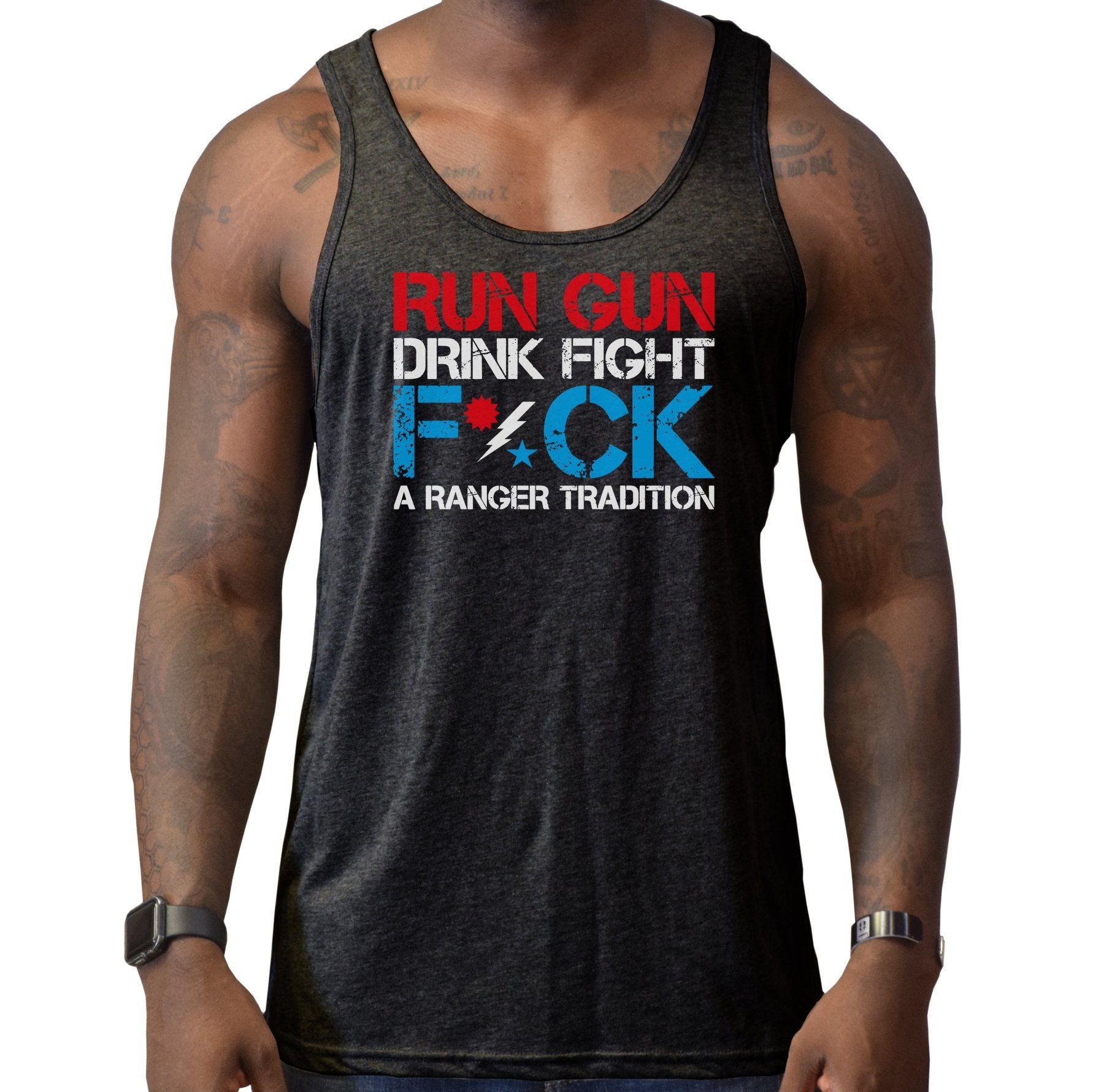 Run Gun Ranger 4th July Tank - Small - Tank