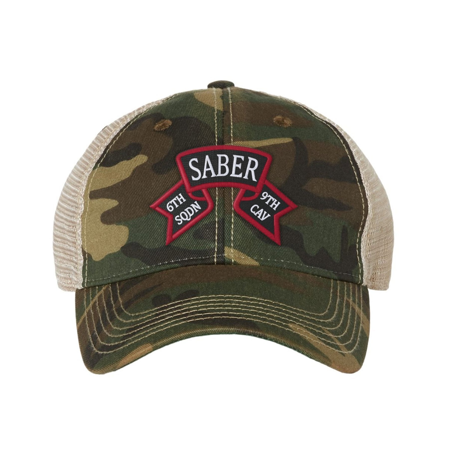 SABER 6 - 9 Cav Scroll Dad Hat - OSFM - Private Headwear