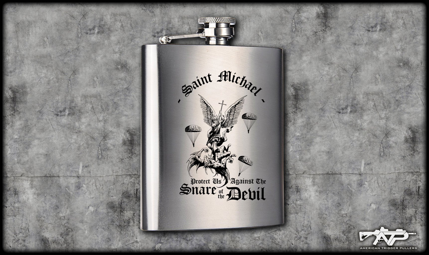 Saint Michael Flask - 8oz - Flasks