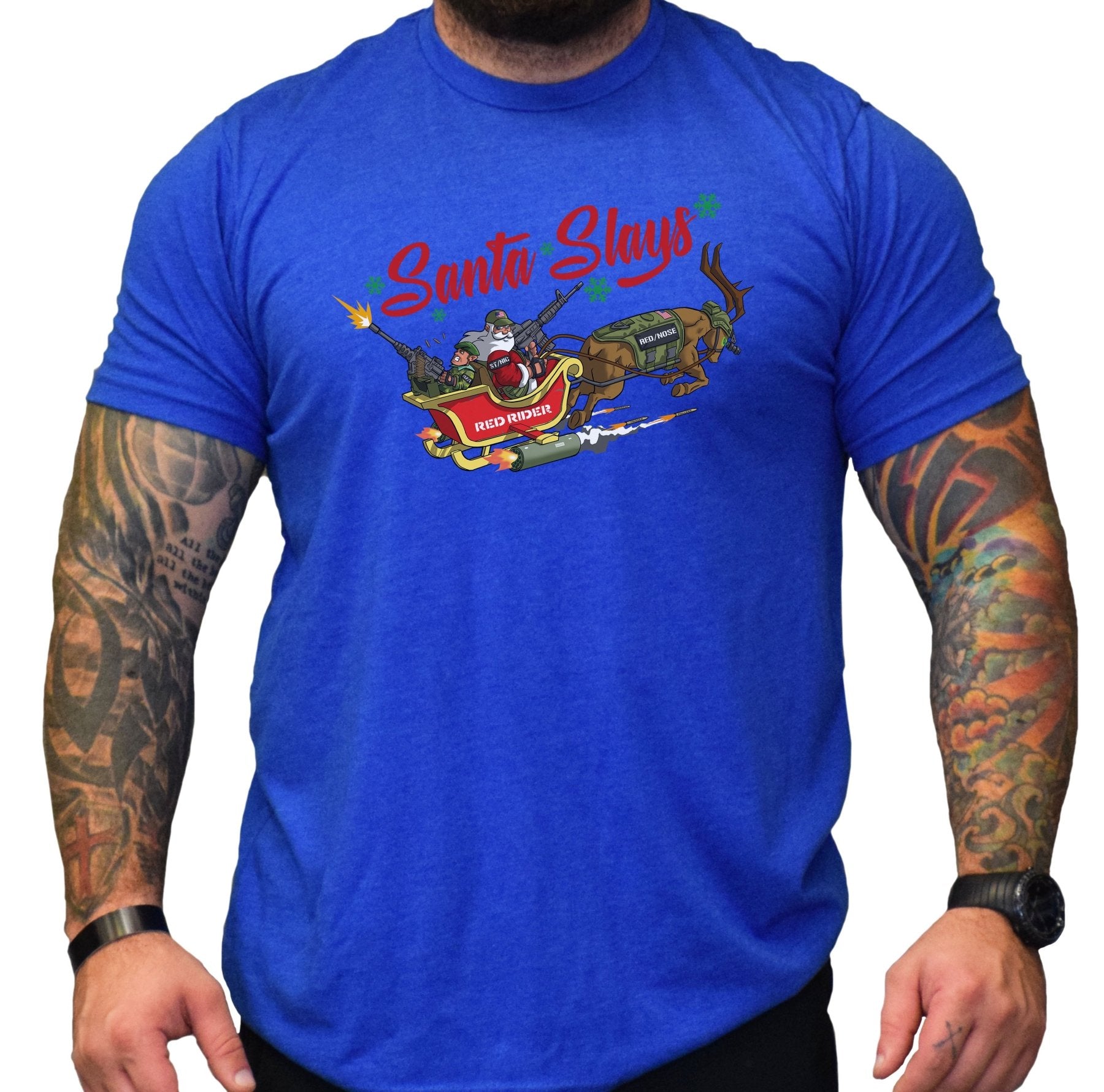 Santa Slays - Small - Shirt