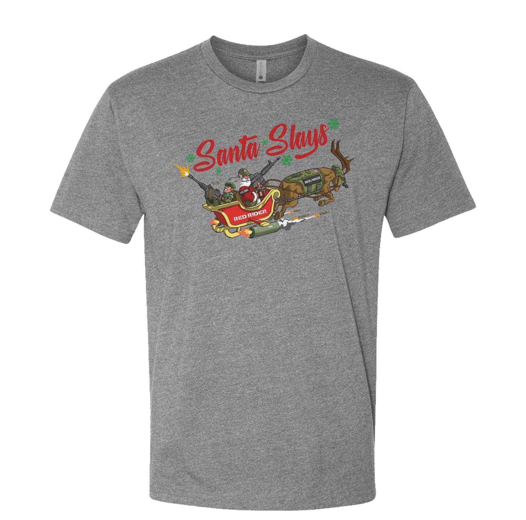 Santa Slays Tee - Small - Shirt