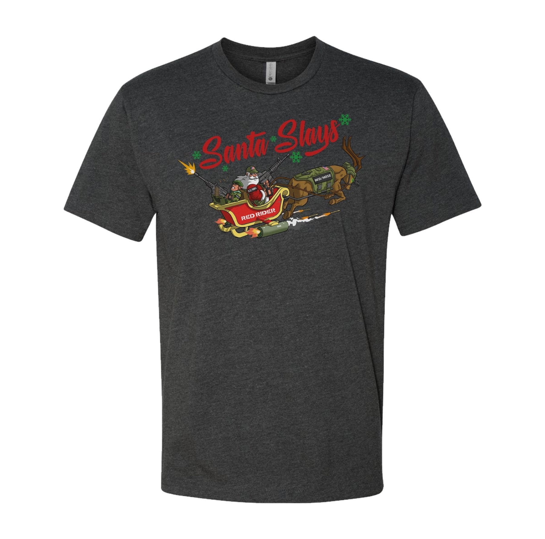Santa Slays Tee - Small - Shirt