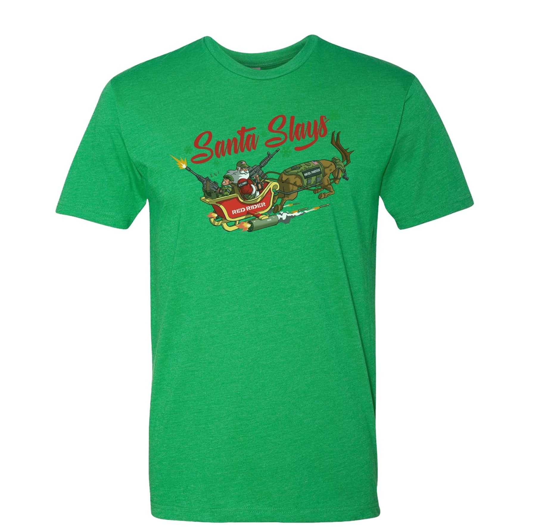 Santa Slays Tee - Small - Shirt