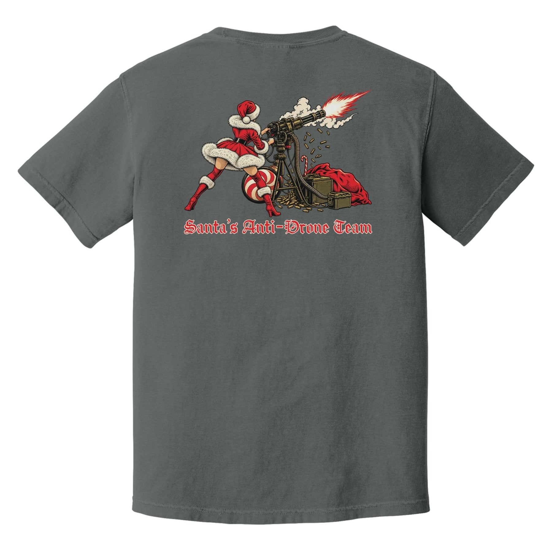 Santas Drone Team Heavyweight Tee - Small - Shirt