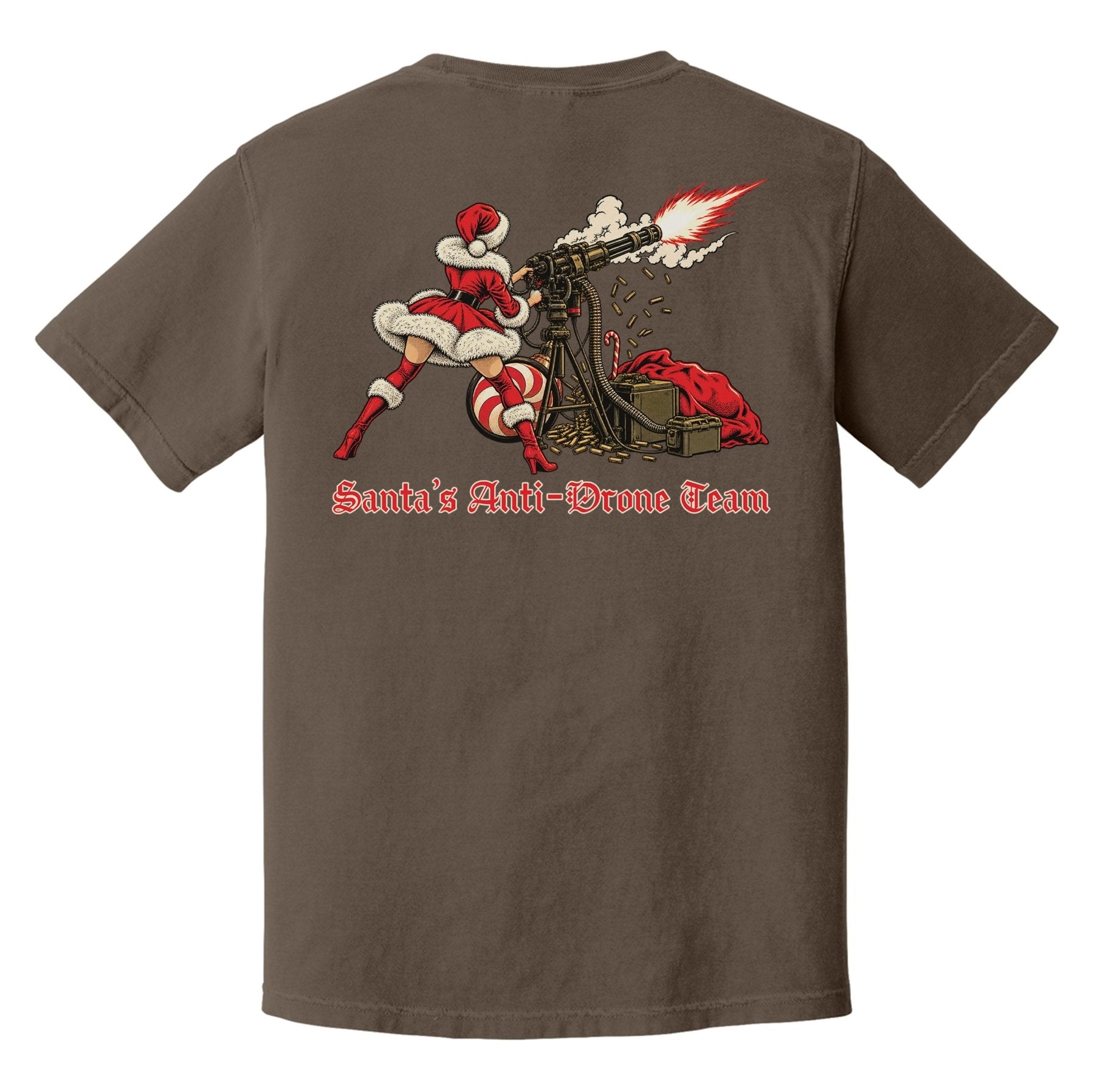 Santas Drone Team Heavyweight Tee - Small - Shirt