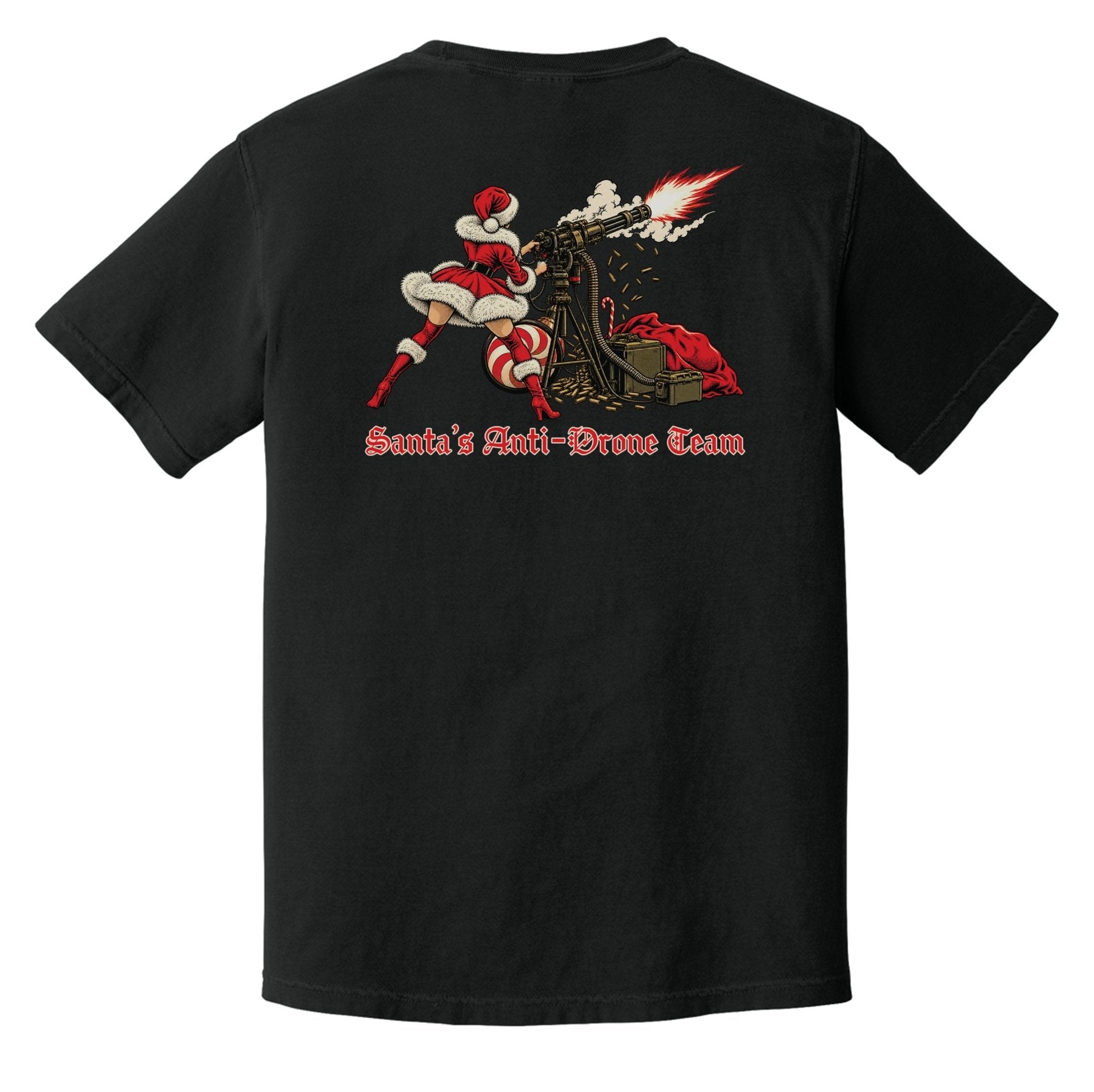 Santas Drone Team Heavyweight Tee - Small - Shirt