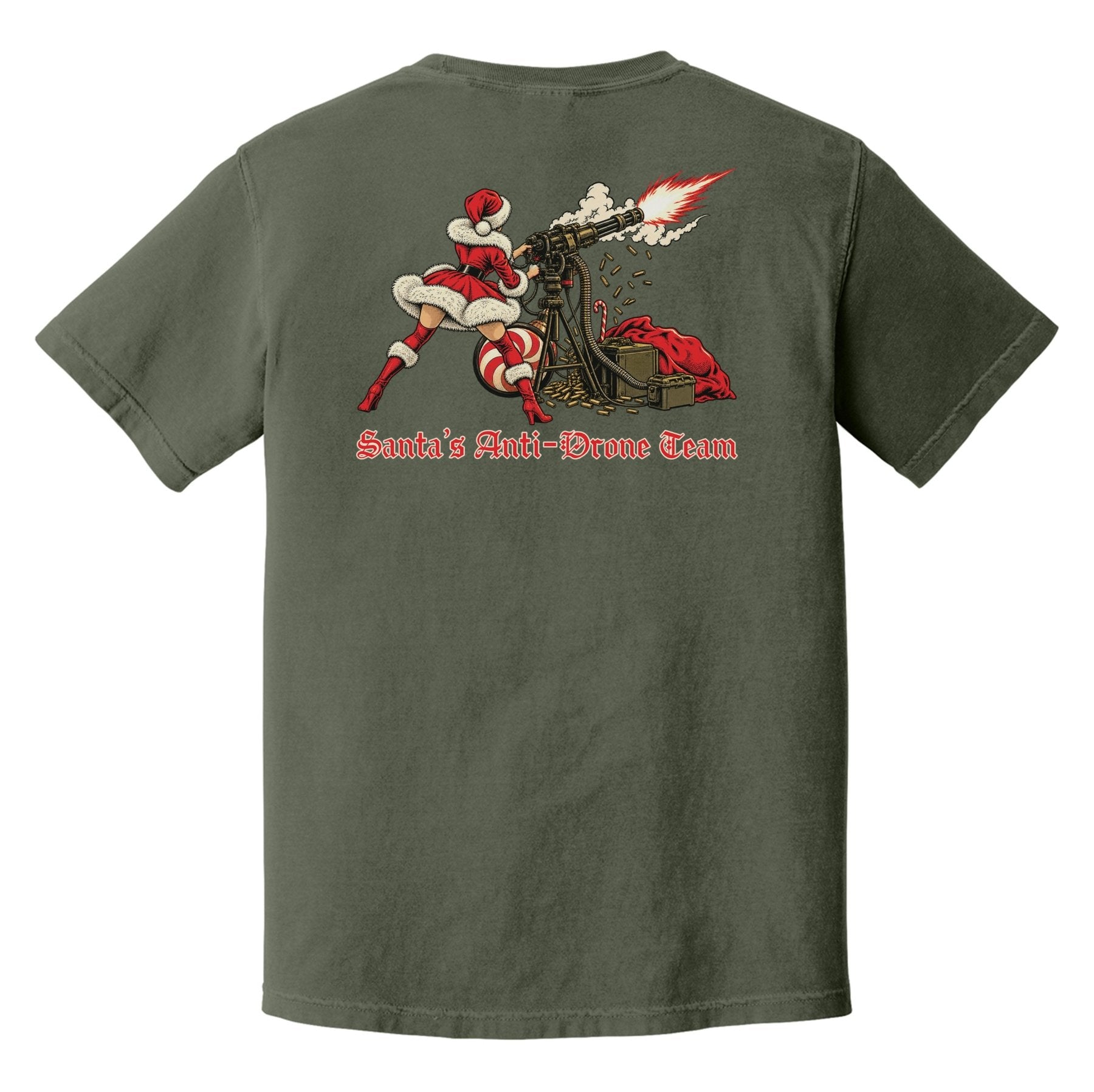 Santas Drone Team Heavyweight Tee - Small - Shirt