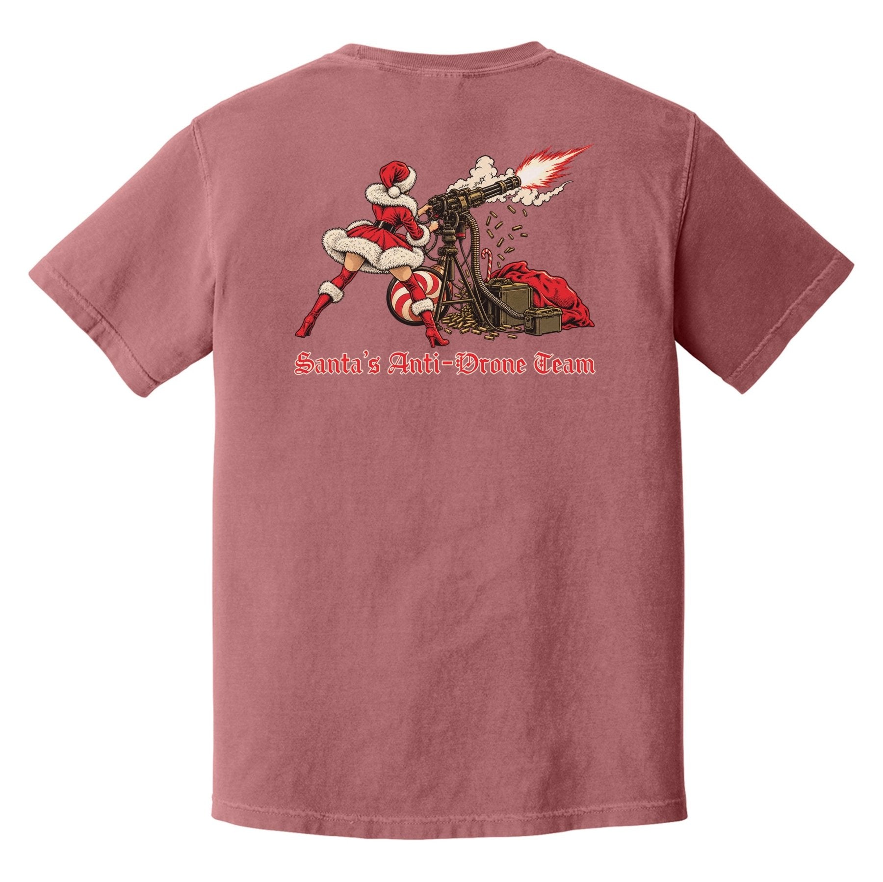 Santas Drone Team Heavyweight Tee - Small - Shirt