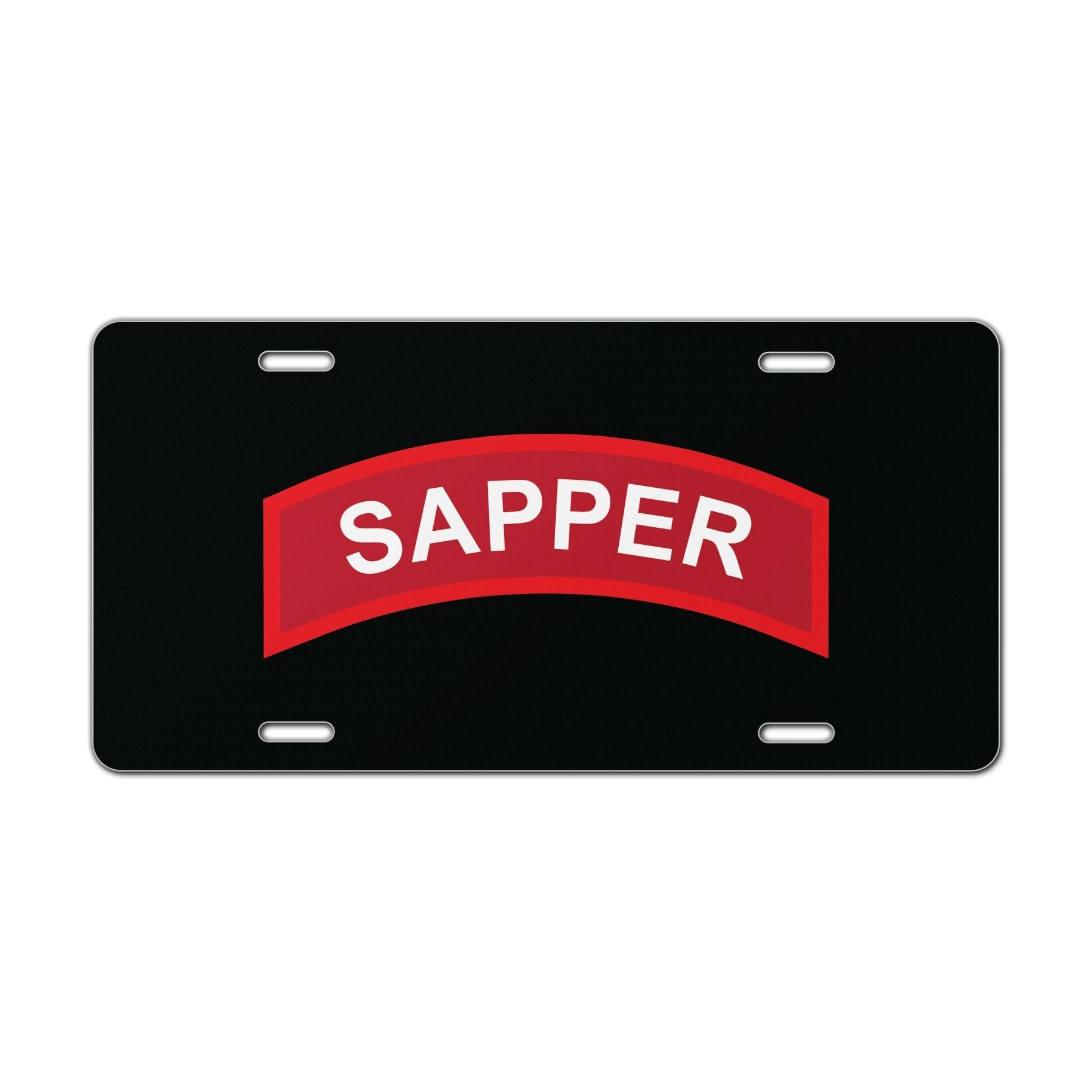 Sapper Tab Vanity Plate - Vanity Plate