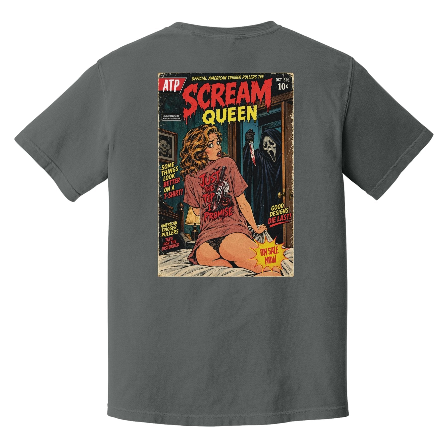 Scream Queen Magazine Heavyweight Tee - Small - Shirt
