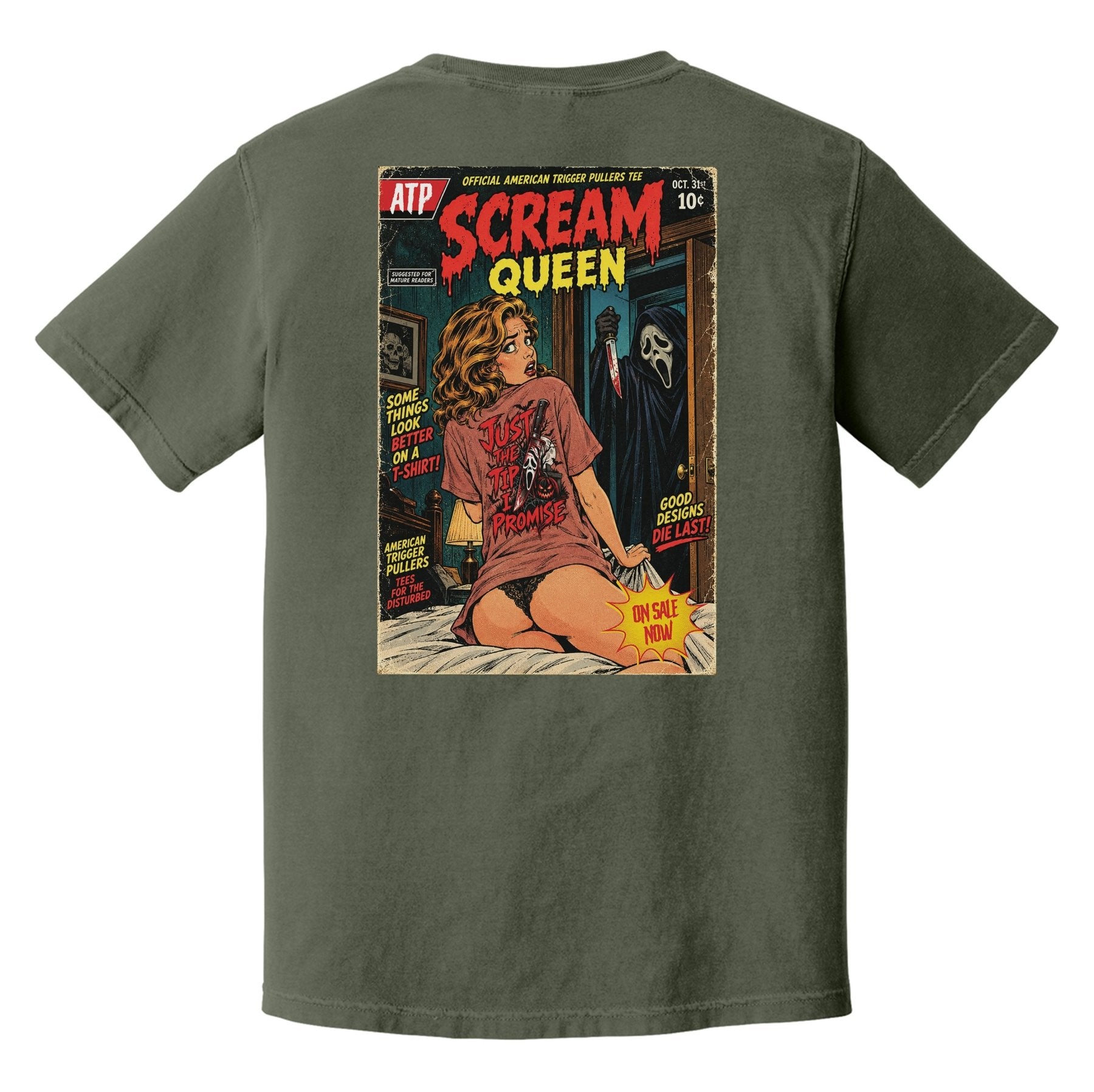 Scream Queen Magazine Heavyweight Tee - Small - Shirt