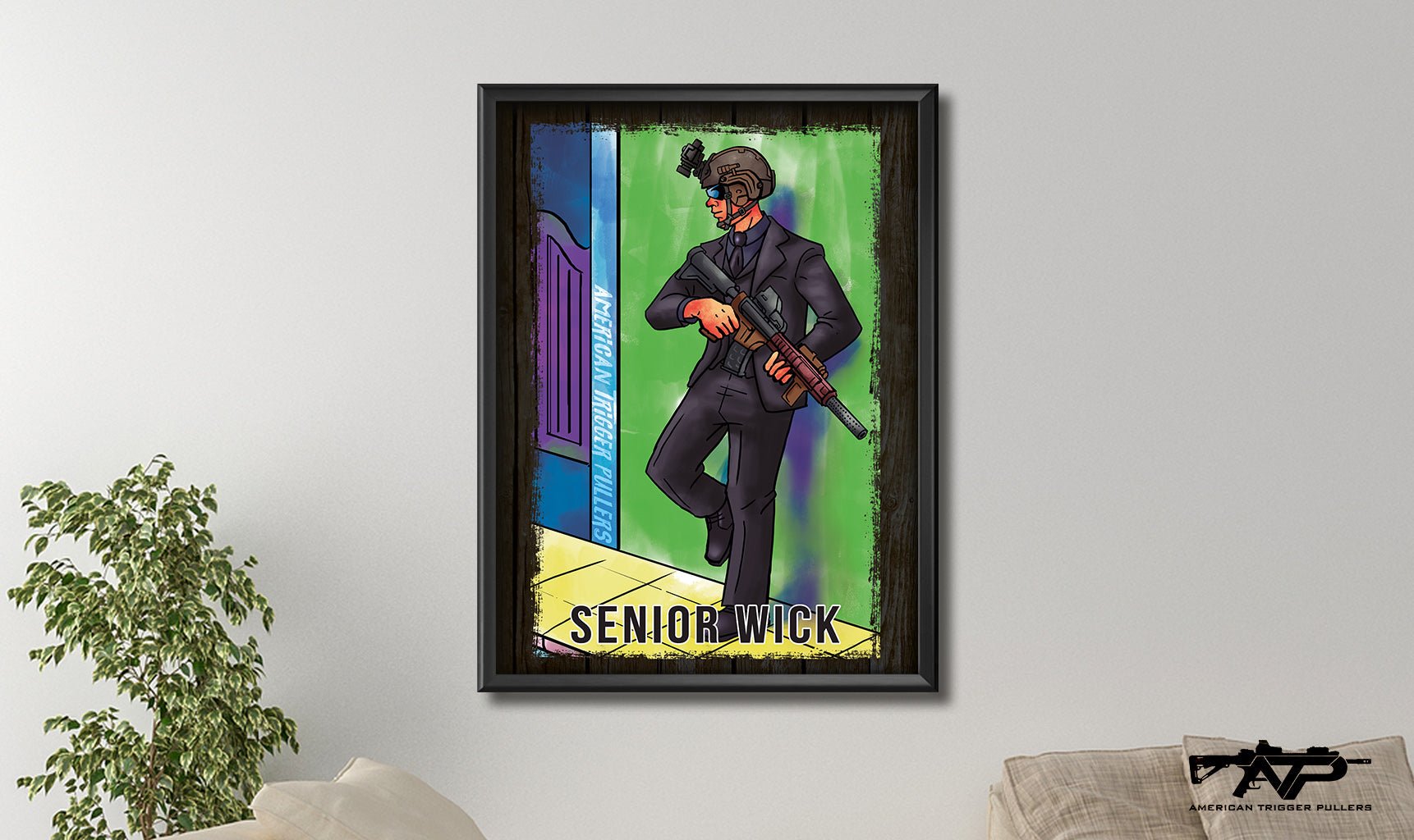 Señior Wick Poster - 20" x 28" Canvas - Print