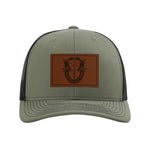 SF Insignia Leather Patch Snap Back - OSFA - Headwear