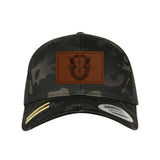 SF Insignia Leather Patch Snap Back - OSFA - Headwear