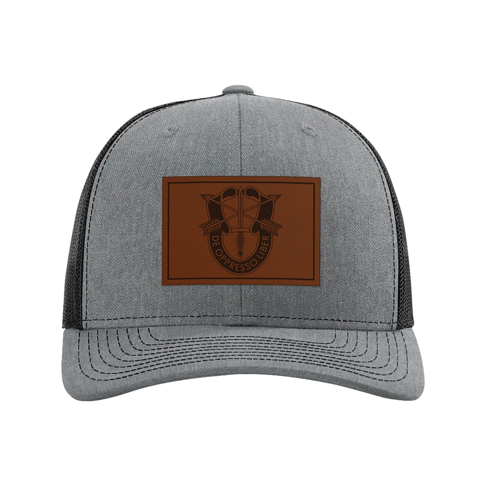 SF Insignia Leather Patch Snap Back - OSFA - Headwear
