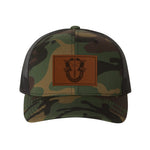 SF Insignia Leather Patch Snap Back - OSFA - Headwear