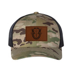 SF Insignia Leather Patch Snap Back - OSFA - Headwear