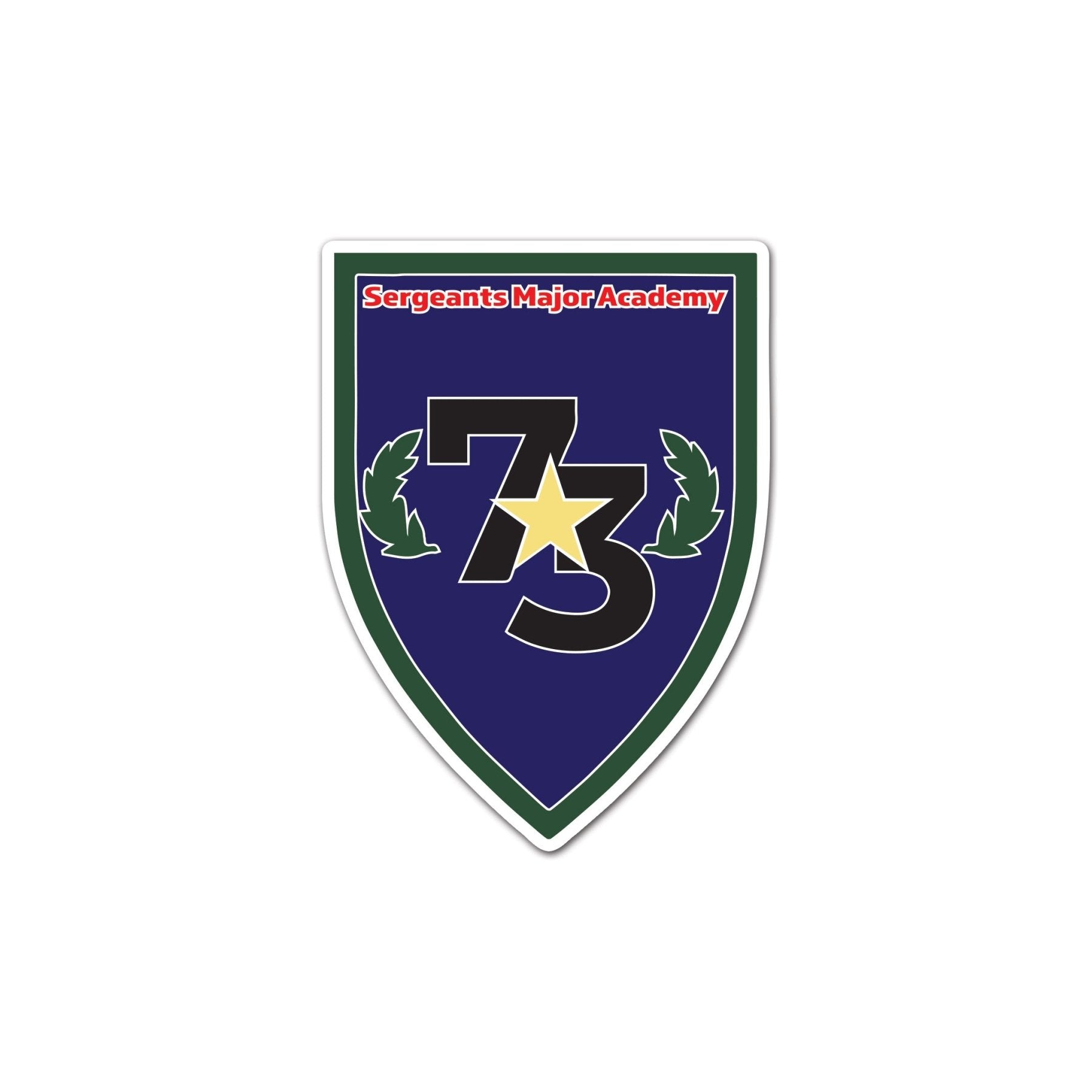 SGM Academy Class 73 Shield Sticker - Purple - No Discount